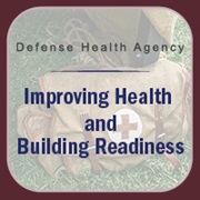 Link to biography of Defense Health Agency: Improving Health and Building Readiness