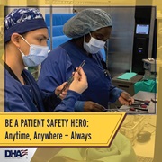 Link to biography of Patient Safety Awareness Week: Army