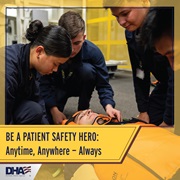Link to biography of Patient Safety Awareness Week: Navy