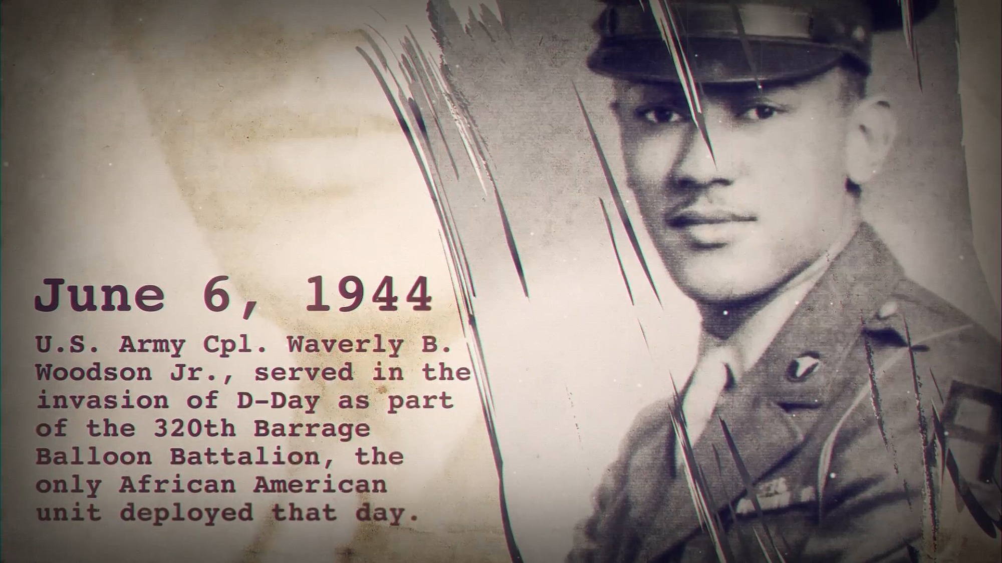 Link to Video: DDay Medic Waverly Woodson