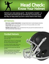 Thumbnail image of the baseball and football helmets fact sheet