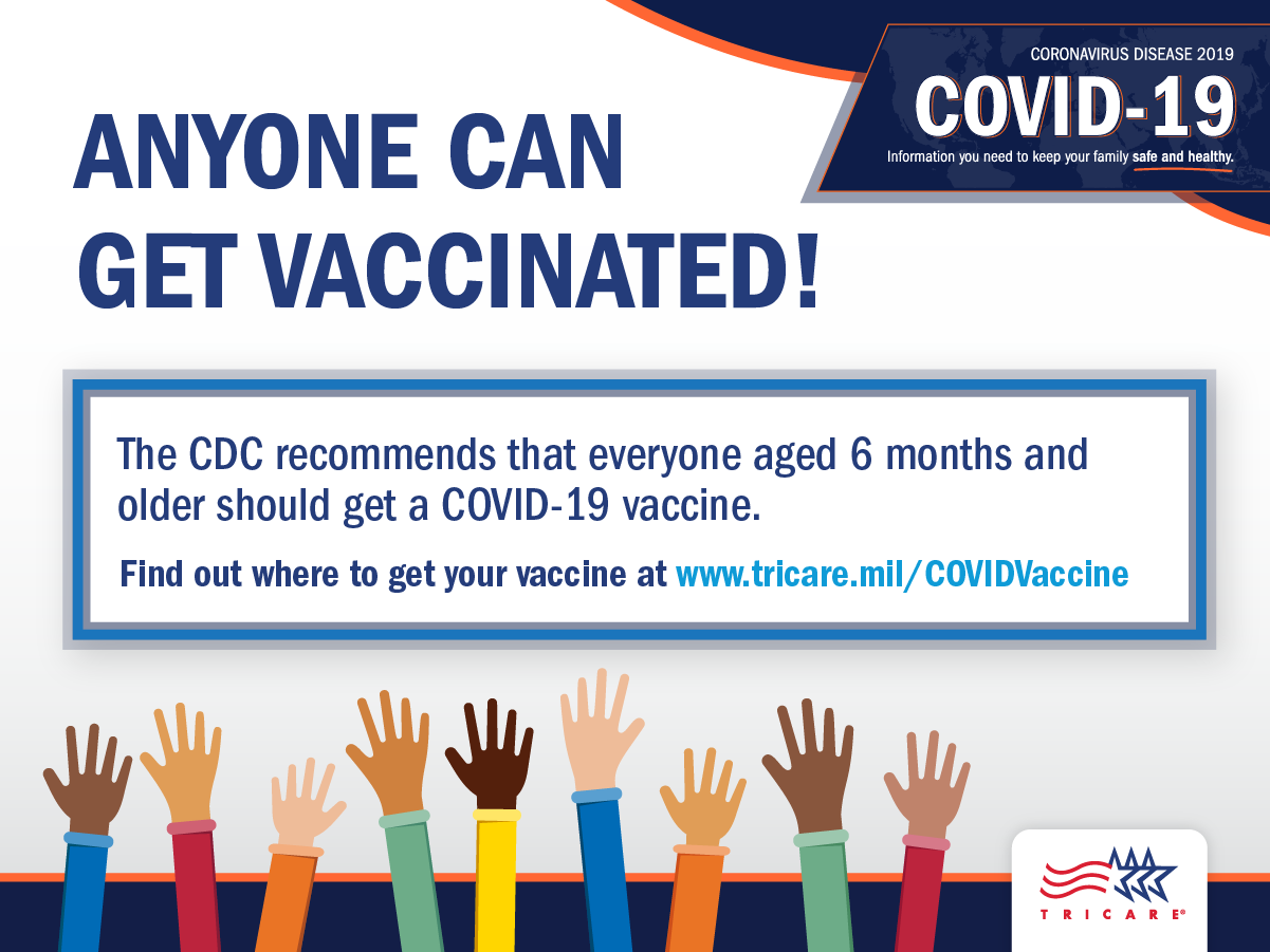 Anyone Can Get Vaccinated Infographic