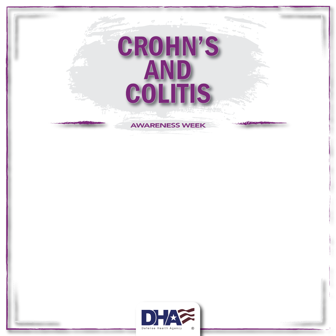 Link to Infographic: Crohn's and Colitis Awareness Week frame