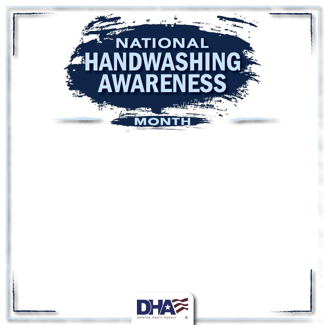 Link to Infographic: National Handwashing Awareness Month frame