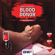 Link to biography of National Blood Donor Month