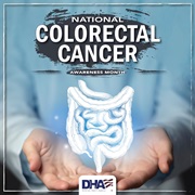 Link to biography of Colorectal Cancer Awareness Month
