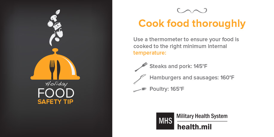 Link to Infographic: Infographic: Holiday Food Safety Tip #3, Cook Food Thoroughly
