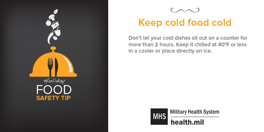 Food Safety Tip: Keep cold food cold