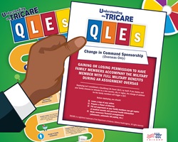 This image describes how a change in command sponsorship may change your TRICARE plan options