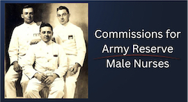 NursesWeek2023 Commissions for Army Reserve Male Nurses