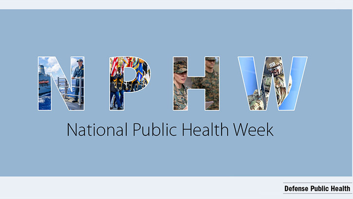 In conjunction with National Public Health week, April 3-9, Defense Health Agency commands like Naval Hospital Bremerton continue to provide protective support with a variety of public health specialty services to ensure the health and wellness of all those entrusted in their care. (Infographic by the Defense Health Agency).