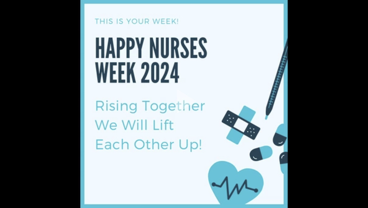 Link to Video: Nurses Week graphic