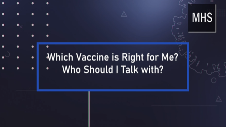 Which Vaccine is right for me